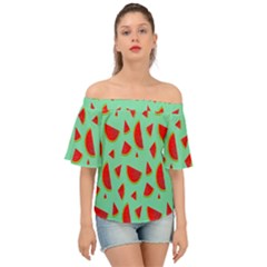 Fruit5 Off Shoulder Short Sleeve Top by nateshop