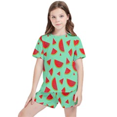 Fruit5 Kids  Tee And Sports Shorts Set by nateshop