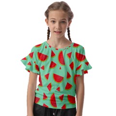 Fruit5 Kids  Cut Out Flutter Sleeves by nateshop