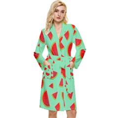 Fruit5 Long Sleeve Velour Robe by nateshop