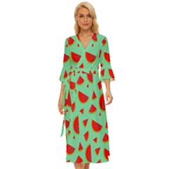 Fruit5 Midsummer Wrap Dress by nateshop