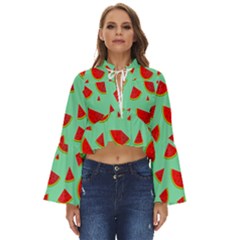 Fruit5 Boho Long Bell Sleeve Top by nateshop