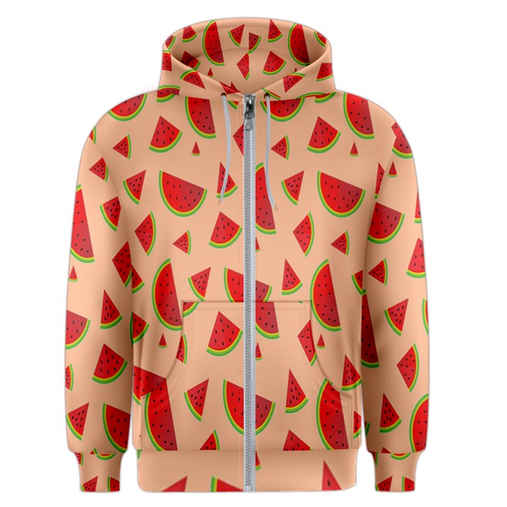 Fruit-water Melon Men s Zipper Hoodie