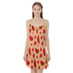 Fruit-water Melon Satin Night Slip by nateshop