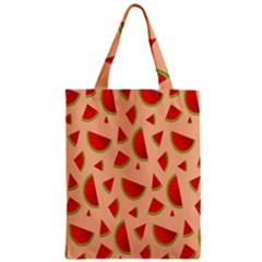 Fruit-water Melon Zipper Classic Tote Bag by nateshop