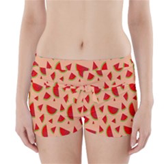 Fruit-water Melon Boyleg Bikini Wrap Bottoms by nateshop