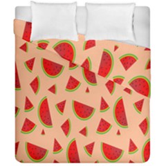 Fruit-water Melon Duvet Cover Double Side (california King Size) by nateshop