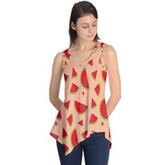 Fruit-water Melon Sleeveless Tunic by nateshop