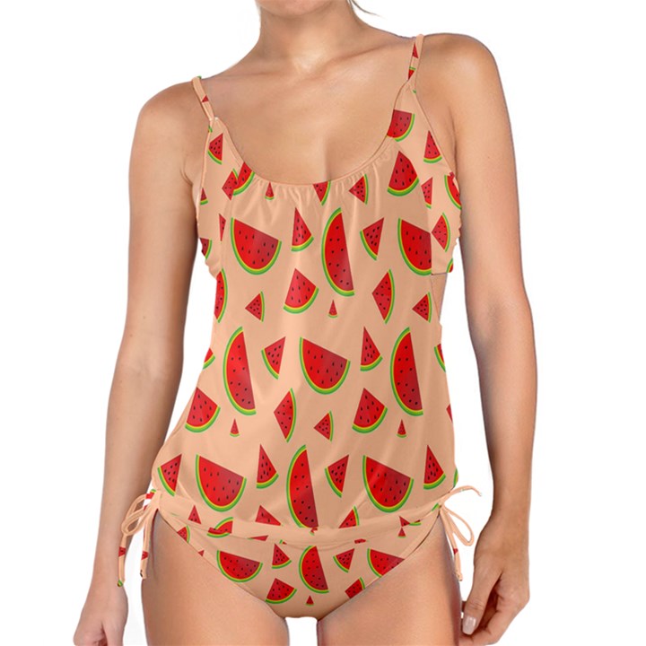 Fruit-water Melon Tankini Set