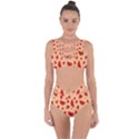 Fruit-water Melon Bandaged Up Bikini Set  View1