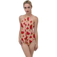 Fruit-water Melon Go With The Flow One Piece Swimsuit by nateshop