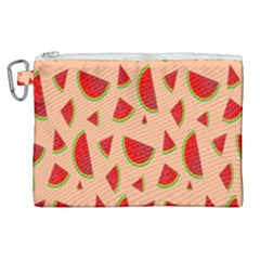 Fruit-water Melon Canvas Cosmetic Bag (xl) by nateshop