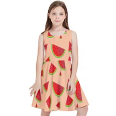 Fruit-water Melon Kids  Skater Dress by nateshop