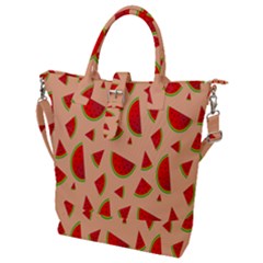 Fruit-water Melon Buckle Top Tote Bag by nateshop