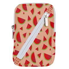 Fruit-water Melon Belt Pouch Bag (small) by nateshop