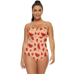 Fruit-water Melon Retro Full Coverage Swimsuit by nateshop