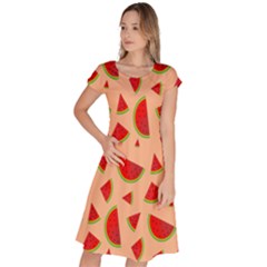 Fruit-water Melon Classic Short Sleeve Dress by nateshop