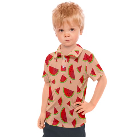 Fruit-water Melon Kids  Polo Tee by nateshop