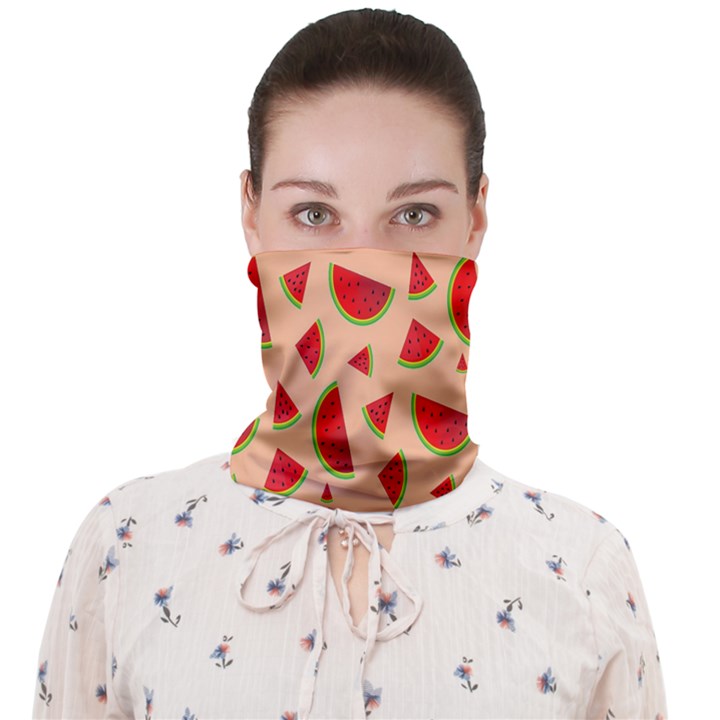 Fruit-water Melon Face Covering Bandana (Adult)