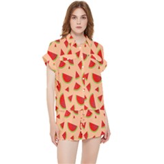 Fruit-water Melon Chiffon Lounge Set by nateshop