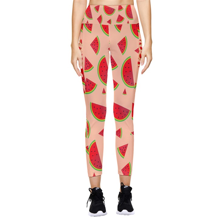 Fruit-water Melon Pocket Leggings 