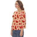 Fruit-water Melon Cut Out Wide Sleeve Top View2