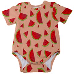 Fruit-water Melon Baby Short Sleeve Onesie Bodysuit by nateshop