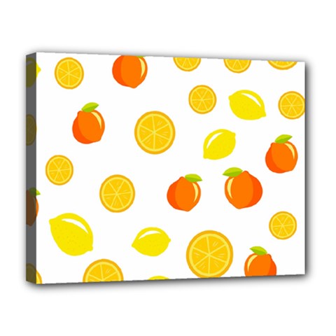 Fruits,orange Canvas 14  X 11  (stretched) by nateshop