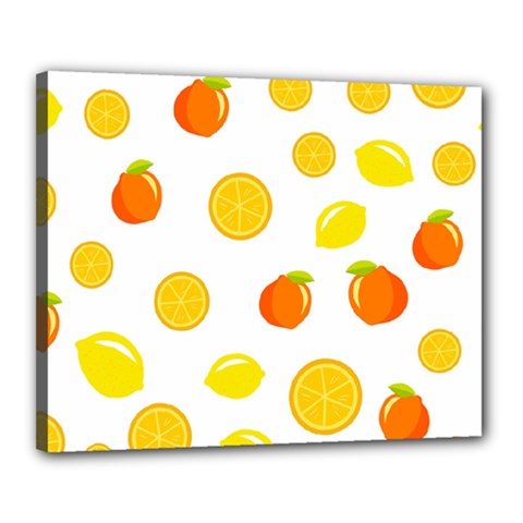 Fruits,orange Canvas 20  X 16  (stretched) by nateshop