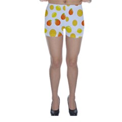 Fruits,orange Skinny Shorts by nateshop