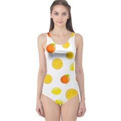 Fruits,orange One Piece Swimsuit by nateshop