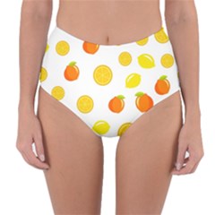 Fruits,orange Reversible High-waist Bikini Bottoms by nateshop