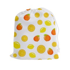 Fruits,orange Drawstring Pouch (2xl) by nateshop