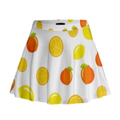 Fruits,orange Mini Flare Skirt by nateshop