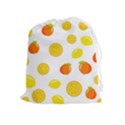 Fruits,orange Drawstring Pouch (XL) View1