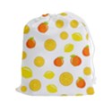 Fruits,orange Drawstring Pouch (2XL) View1