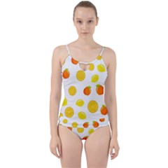 Fruits,orange Cut Out Top Tankini Set by nateshop