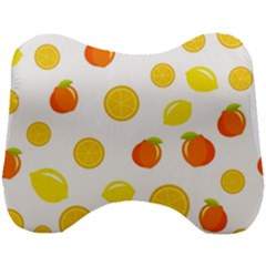 Fruits,orange Head Support Cushion by nateshop