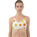 Fruits,orange Back Web Sports Bra View1