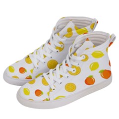 Fruits,orange Men s Hi-top Skate Sneakers by nateshop