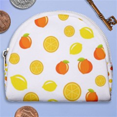 Fruits,orange Horseshoe Style Canvas Pouch by nateshop