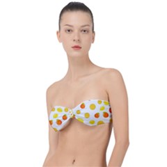 Fruits,orange Classic Bandeau Bikini Top 