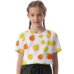 Fruits,orange Kids  Basic Tee by nateshop