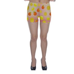 Fruits-gradient,orange Skinny Shorts by nateshop