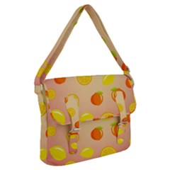 Fruits-gradient,orange Buckle Messenger Bag by nateshop