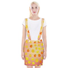 Fruits-gradient,orange Braces Suspender Skirt by nateshop