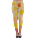 Fruits-gradient,orange Lightweight Velour Leggings View1