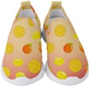 Fruits-gradient,orange Kids  Slip On Sneakers View1