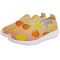 Fruits-gradient,orange Kids  Slip On Sneakers View2