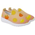 Fruits-gradient,orange Kids  Slip On Sneakers View3